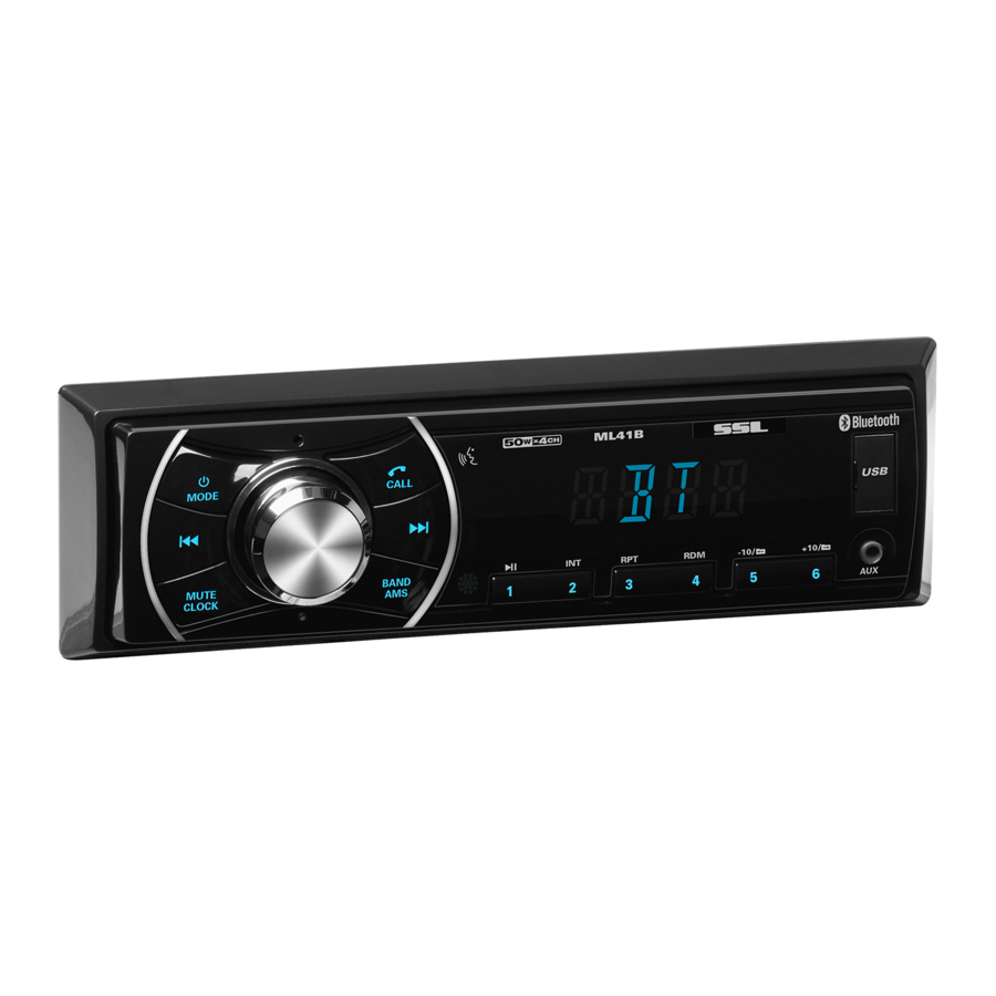 SSL ML41B - Car Receiver Manual