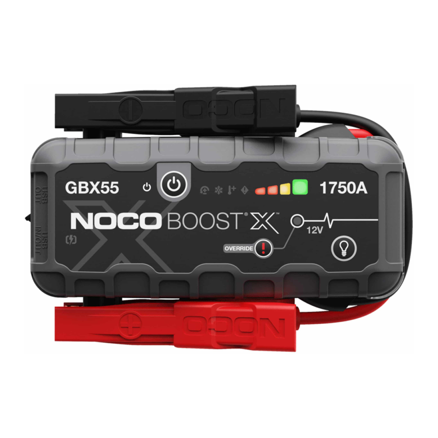 NOCO Genius BOOST X GBX55 Manual