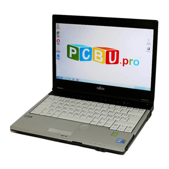Fujitsu LifeBook S760 User Manual