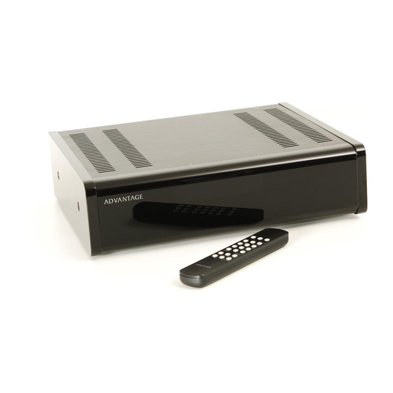 User Manuals: Advantage I-200 Power Amplifier