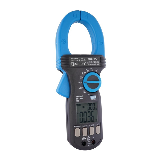 METREL MD 9250 User Manual