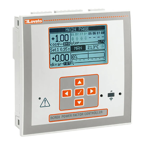 LOVATO ELECTRIC DCRG8 Installation Manual