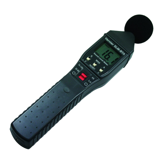 Vernier SLM-BTA Manual