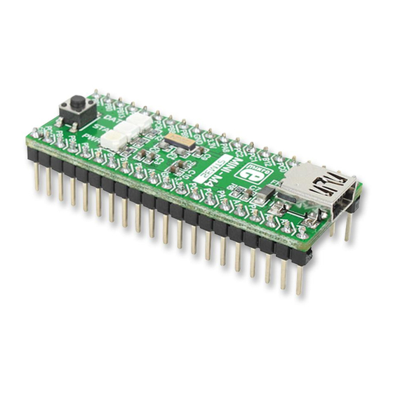 mikroElektronika MINI-M4 User Manual