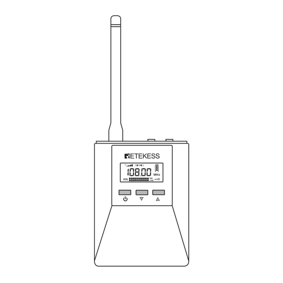 Retekess TR506 Manual
