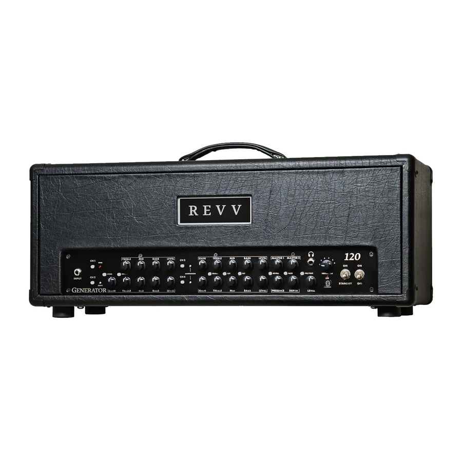 REVV Generator 120 MK3 Owner's Manual