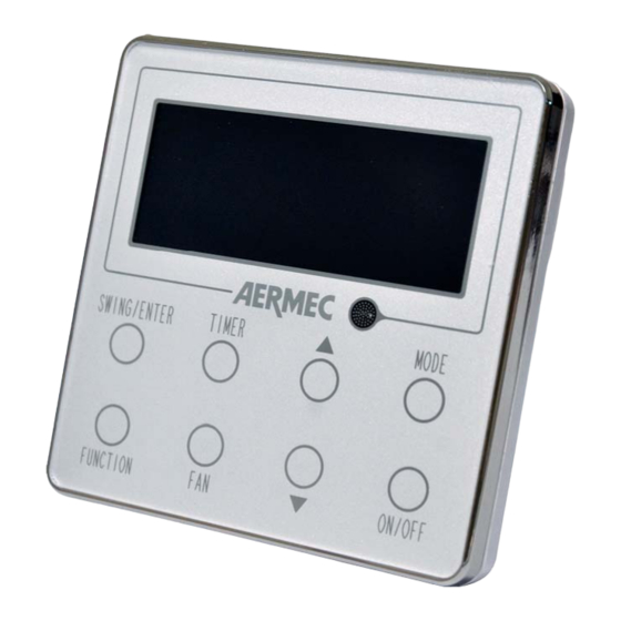 AERMEC WRC1 User Manual
