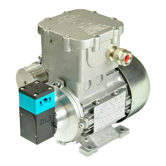KNF NF 1.100 EX Operating And Installation Instructions
