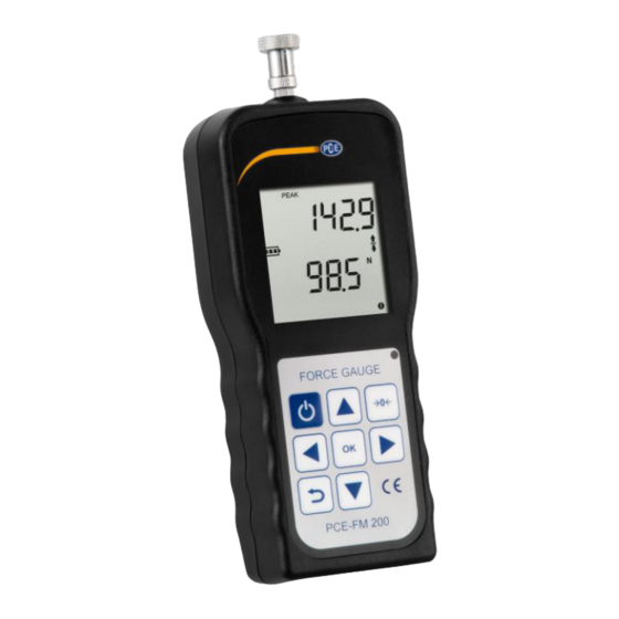 PCE Instruments PCE-FM 200 User Manual