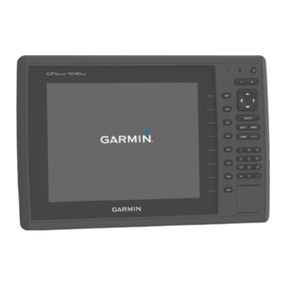 Garmin GPSMAP 800 Series Installation Instructions Manual