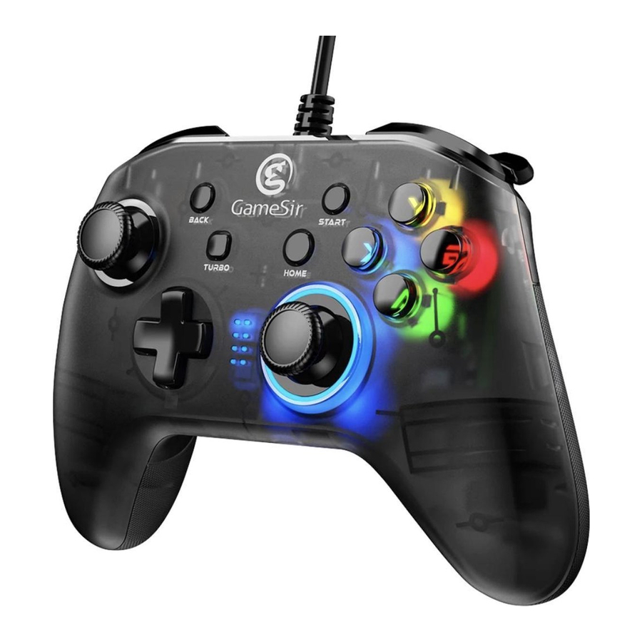 GameSir T4w - Wired Controller Manual