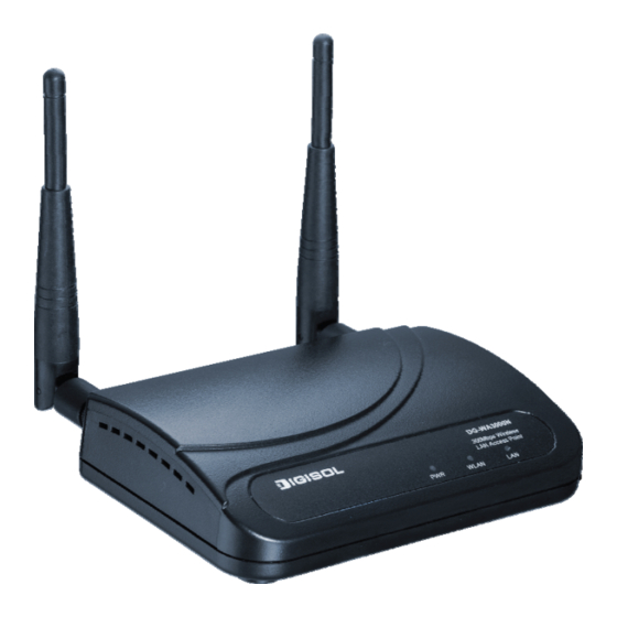 Digisol DG-WA3000N Quick Installation Manual