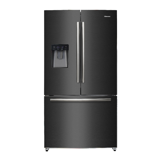 Hisense H720FSB-WD Door Refrigerator Manuals