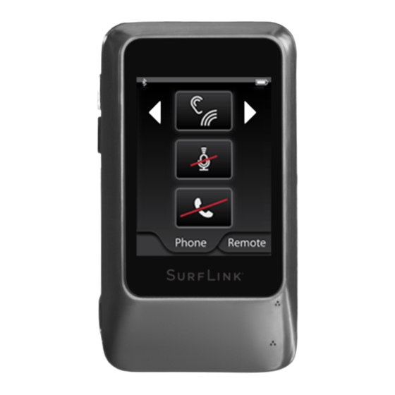 Starkey SurfLink Mobile Operation Manual