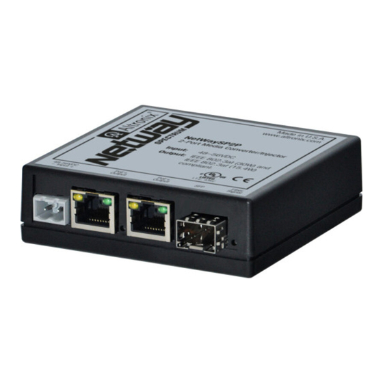 Altronix NetWay SP2P Series Manuals