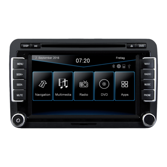ESX VISION NAVICEIVER VN720 VO-M2 Owner's Manual