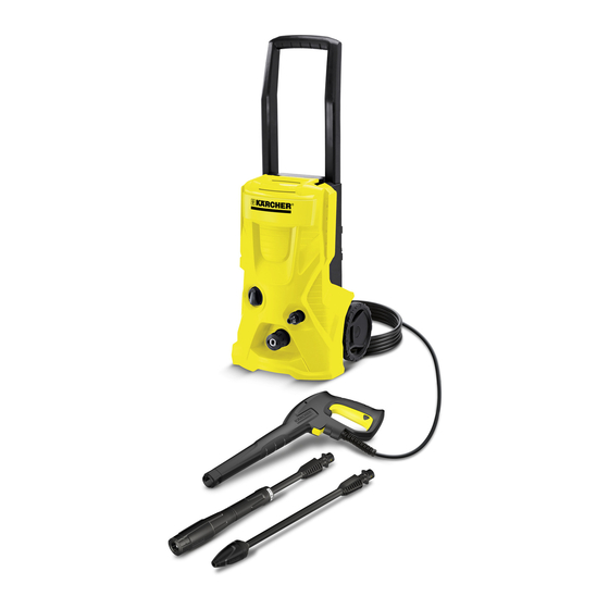 Kärcher K 4 Basic Manual