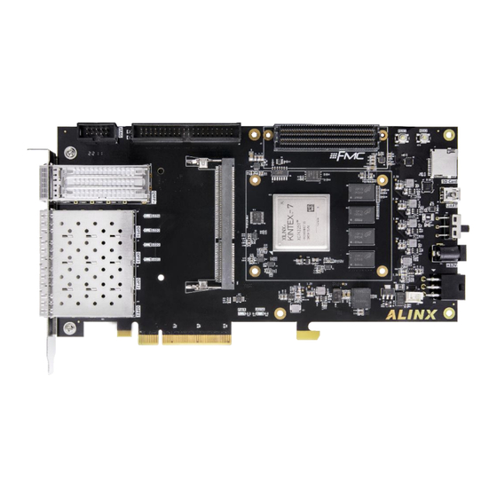 Alinx KINTEX-7FPGA Manuals