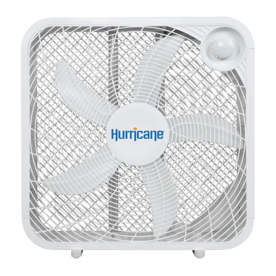 Hurricane CLASSIC HGC736501 - PORTABLE FLOOR FAN Manual
