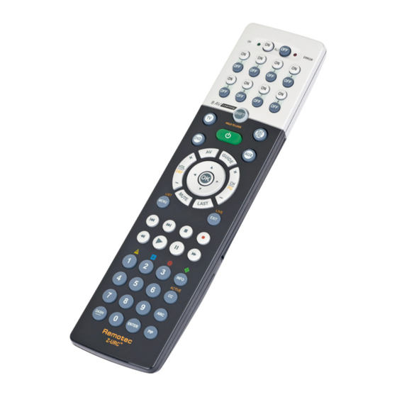 Remotec Z-URC 550US Operating Instructions Manual