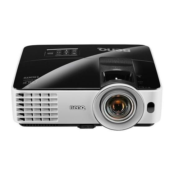 BenQ MX620ST Operation Manual