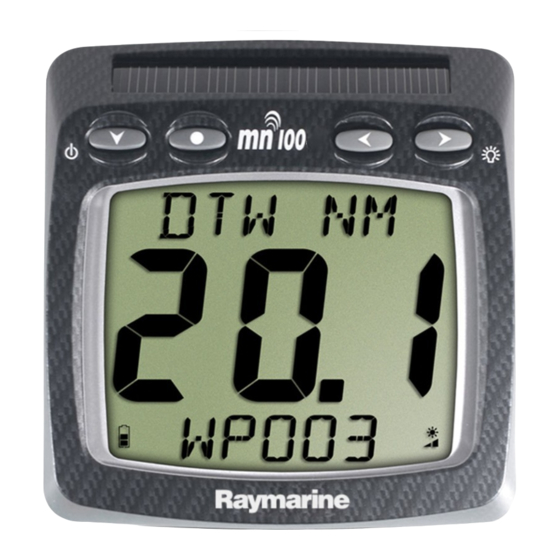 Raymarine mn100 User Manual