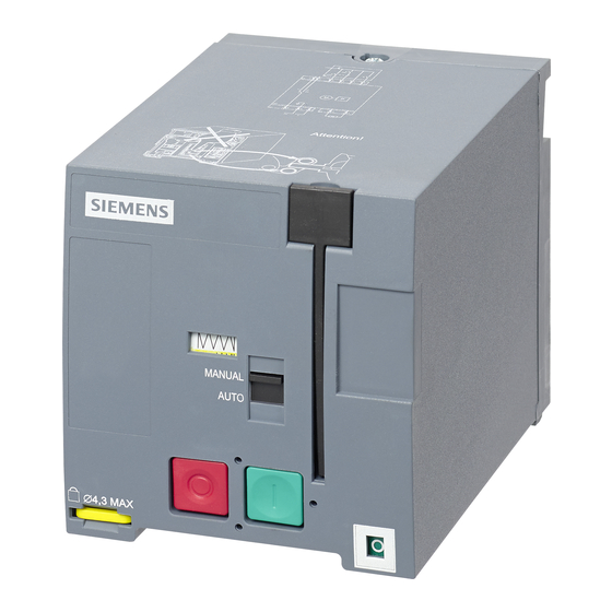 Siemens 3VT9200-3MJ00 Operating Instructions Manual