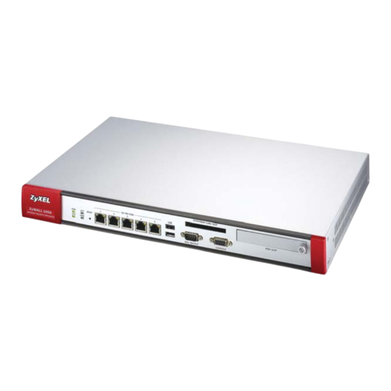 ZyXEL Communications ZyXEL ZyWALL 1050 Specifications