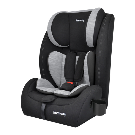 Harmony Vybe Deluxe Booster Car Seat Manuals
