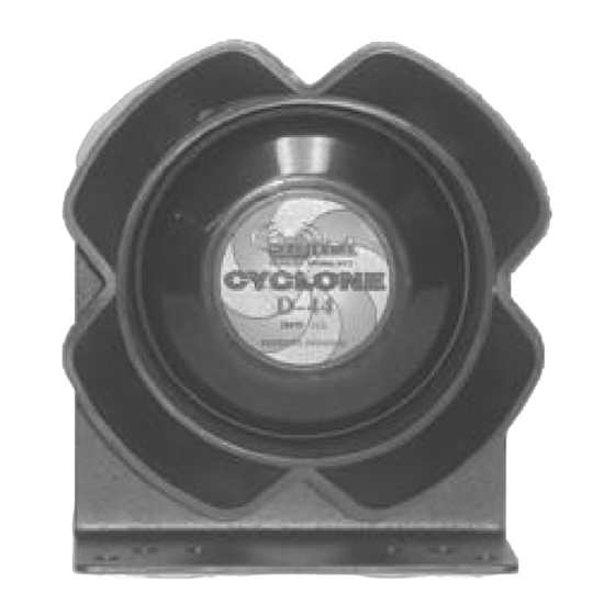 Star Headlight & Lantern CYCLONE D-44 Quick Start Manual