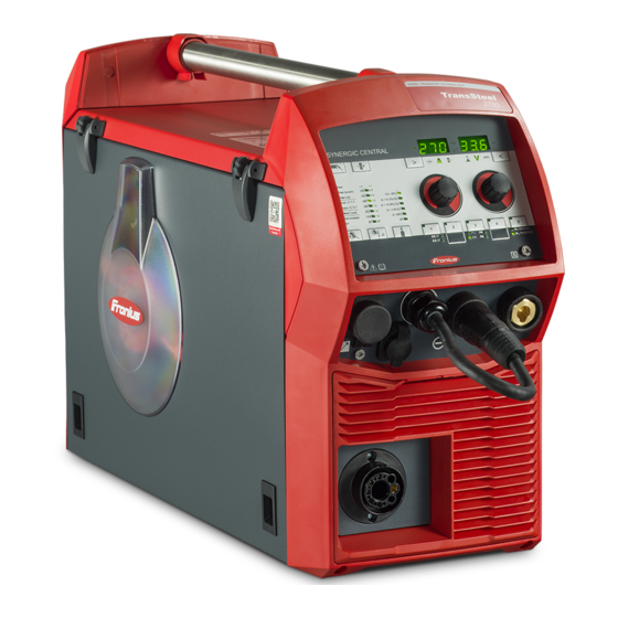 Fronius TransSteel 2700c MultiProzess Operating Instructions Manual