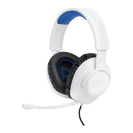 Harman JBL QUANTUM 100P CONSOLE Quick Start Manual