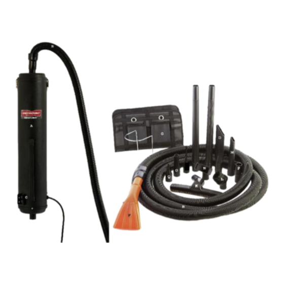METROVAC SUPER VAC N BLASTER Instruction Manual