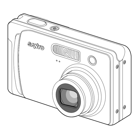 Sanyo VPC E1 - Xacti Camcorder - 6.0 MP Instruction Manual