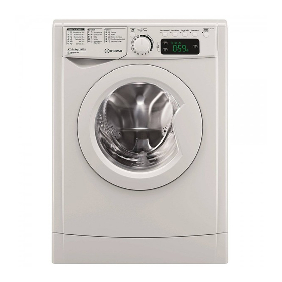 Indesit ewe81283 Instructions For Use Manual