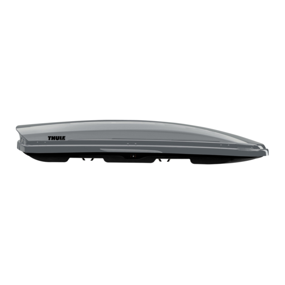 Thule Dynamic 800/M 6128 Instructions Manual