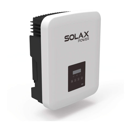 SolaX Power X1-3.0-T-DL User Manual