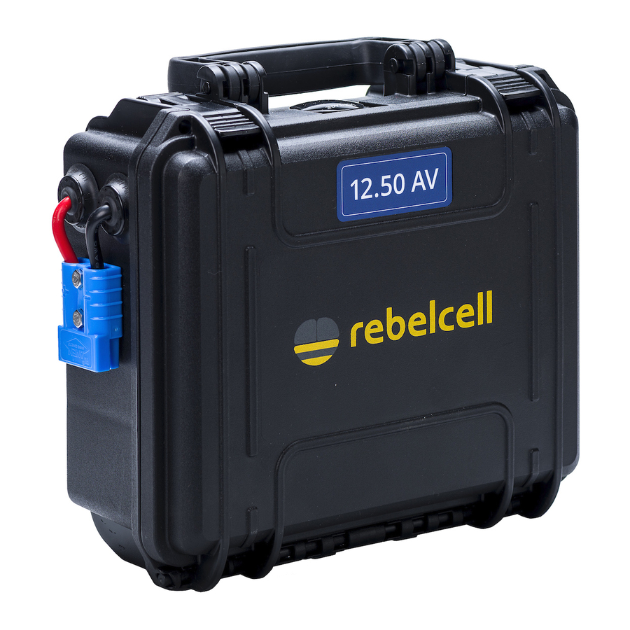 Rebelcell Outdoorbox12.50 Generator Manuals