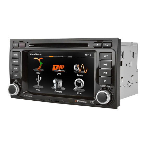 ZENEC ZE-NC2051D User Manual