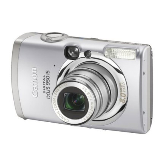 Canon PowerShot SD850 IS Digital ELPH Manuals