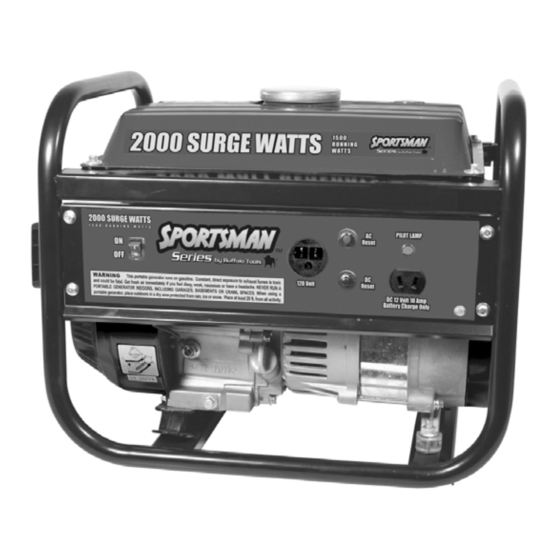 BUFFALO TOOLS GEN154 PORTABLE GENERATOR INSTRUCTION MANUAL ManualsLib