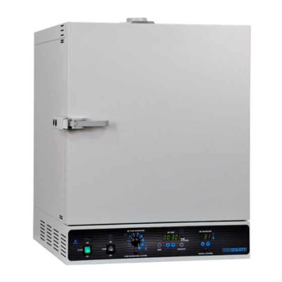 TestEquity FOV Series Convection Ovens Manuals