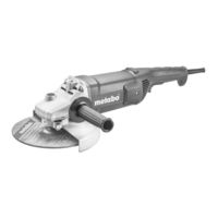 Metabo WE 2400-230 Original Instructions Manual