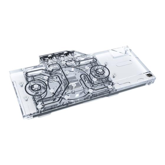 Alphacool EISBLOCK AURORA ACRYL GPX-A RADEON RX 6800 XT / 6900 XT MERC 319 Manual