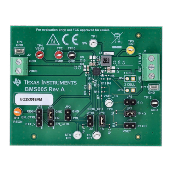 Texas Instruments BQ25308 Manuals