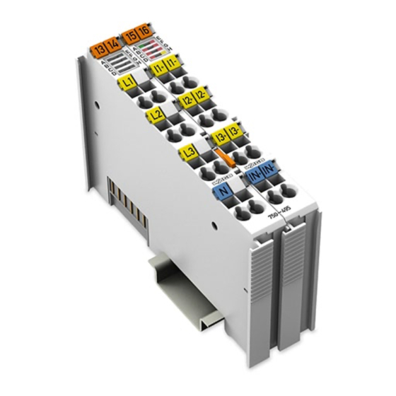 WAGO I/O System 750 Manual