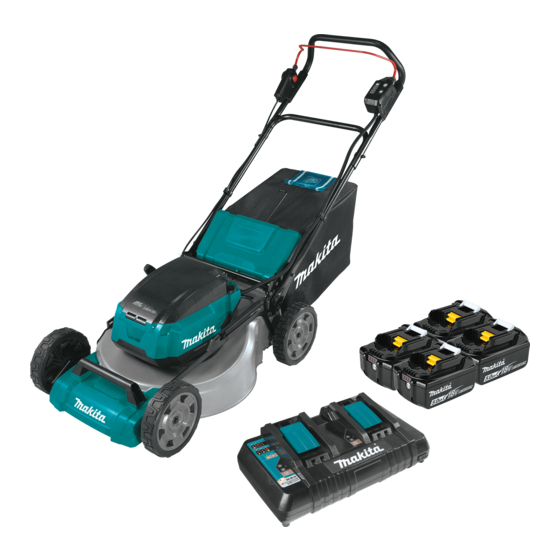 Makita XML07PT1 Cordless Lawn Mower Manuals