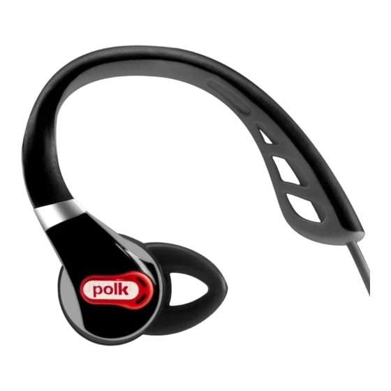 Polk Audio UltraFit 500 Owner's Manual