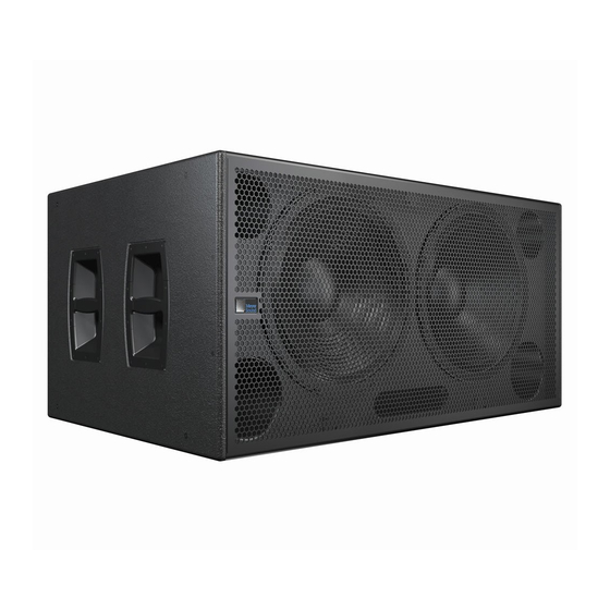 Meyer Sound 700-HP UltraHigh-Power Subwoofer Operating Instructions Manual
