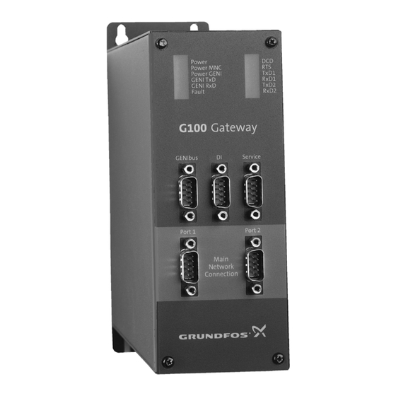 Grundfos G100 Manuals